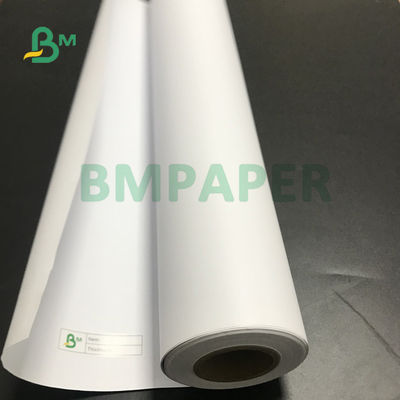914mm x 100m Seiten des Tintenstrahl-20lb Bondpapier-zwei weiß für Entwurfs-Schilderung