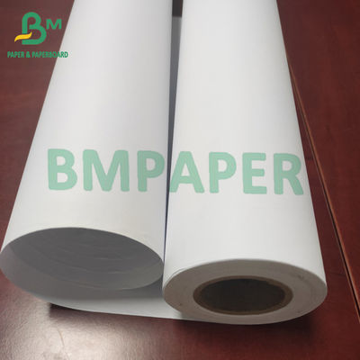 24&quot; X 150' Plotter-Papier-helle weiße Farbe 20lb CAD unbeschichtete für Technik