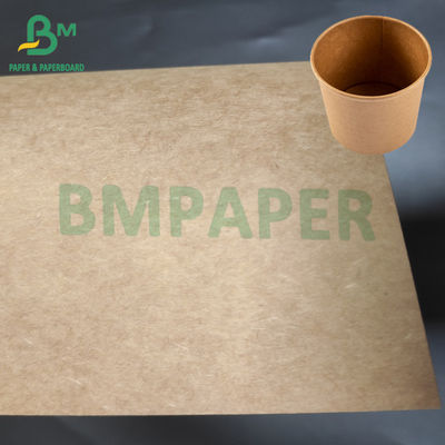 Schalen-Vorrat-Suppenschüssel Papier-250gsm FDAs abbaubare natürliche Brown Kraftpapier