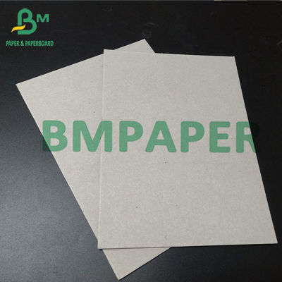 Aufbereitet zermahlen Sie 0.4mm - 2mm starke doppelte Seiten Grau Paper Board For Folders