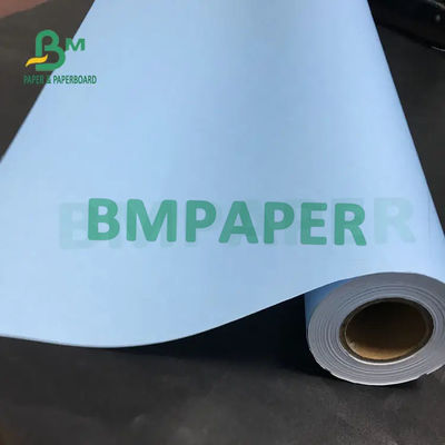 Simplex/Doppeltes 80gsm 20lb versieht blaues Plotter-Papier-Rollen-Digital-Drucken mit Seiten