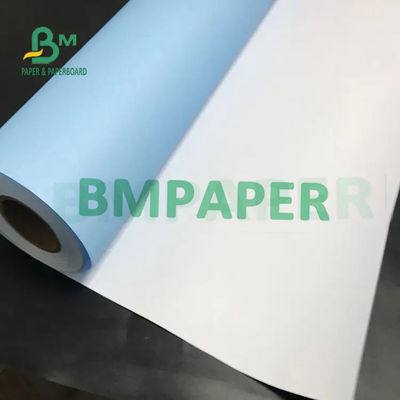 Simplex/Doppeltes 80gsm 20lb versieht blaues Plotter-Papier-Rollen-Digital-Drucken mit Seiten