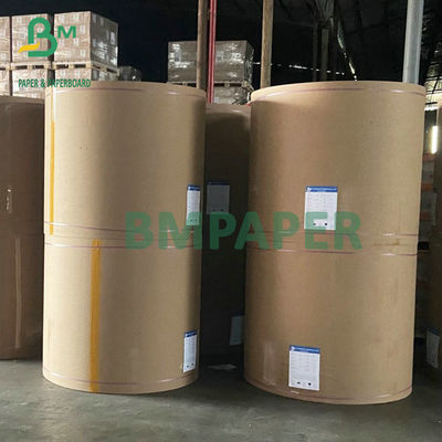 Dehnbares Kraftpapier Brown Schwerpunktshandbuch-Versorgungs-70gsm 75gsm halb für verpackenden Zement