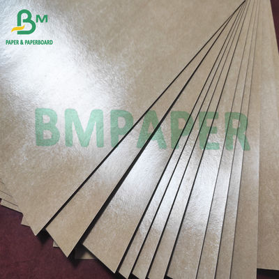 Mitnehmerkasten-materielles überzogenes Kraftpapier-Polybrett natürliches Brown