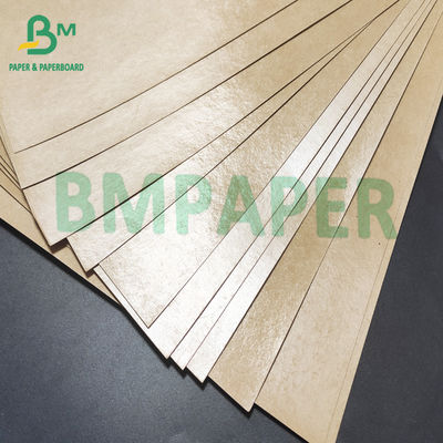 Mitnehmerkasten-materielles überzogenes Kraftpapier-Polybrett natürliches Brown