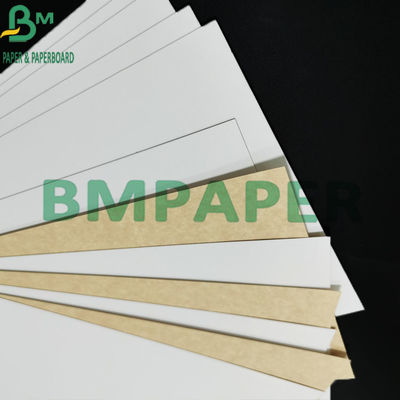 Grad der Nahrung300gsm beschichtete weißes Kraftpapier mit Brown zurück für Nahrungsmittelbehälter