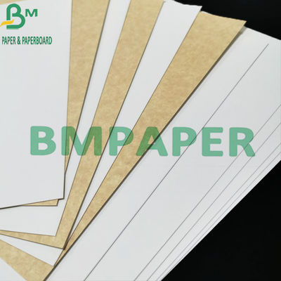 Grad der Nahrung300gsm beschichtete weißes Kraftpapier mit Brown zurück für Nahrungsmittelbehälter