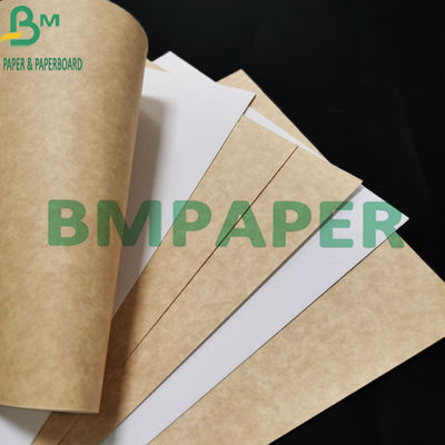 Grad der Nahrung300gsm beschichtete weißes Kraftpapier mit Brown zurück für Nahrungsmittelbehälter
