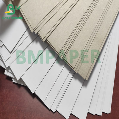 Recyclebares 400gsm beschichtete völlig weiße gezeichnete Spanplatte Grey Back