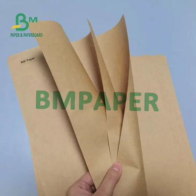Dehnbares Brown-Kraftpapier Rolls für Reis-Sack Kraftpapier 70g 80g 85g 100g 120g