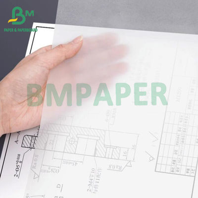 Kein beschichtendes Spur-Papier rollen 20 in X 55 Yards, welche die Spur weißes lichtdurchlässiges Papier kopieren