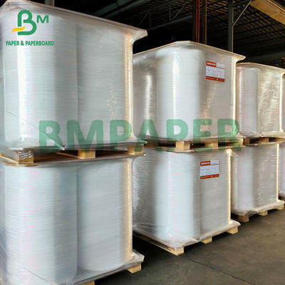 Nahrung sicheres 24gsm Straw Wrap Paper White Color 27mm x 6000 Meter Rolls