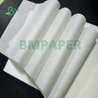 weiße Farbe 30gsm 35gsm 40gsm beschichtete Butterbrotpapier-Rolle für die Hamburger-Verpackung