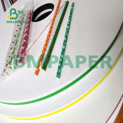 Grad-Jungfrau 60GSM 120GSM Nahrungsmittelzermahlen weißes Kraftpapier Straw Paper For Disposable Straws