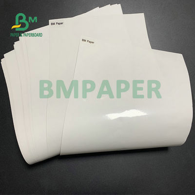 Super weiße Form-des gestrichenen Papiers 1020mm 1365mm des Glanz-80gsm riesige Rolle