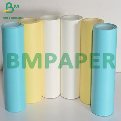 Papierauslösungsriesige Papierrolle des blauen weißen silikonumhüllten Papierpergamin-60g