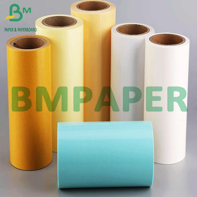 Papierauslösungsriesige Papierrolle des blauen weißen silikonumhüllten Papierpergamin-60g