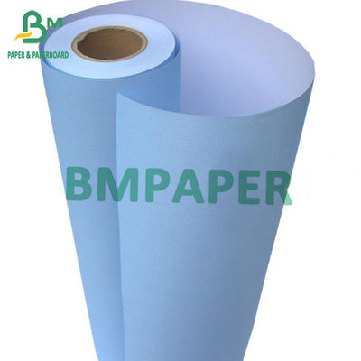 80gm Inkjet-Drucker Papier Blaupausen eine Seite Blau, eine Seite Weiß 880mm X 50m 100m 150m Roll Core 2&quot;