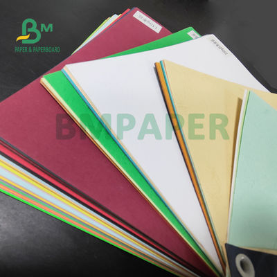 110 gm 150 gm Mehrfarbiges Texturpapier für das Buch 72 x 102 cm