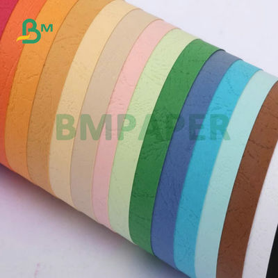 Grün Blau Rot 230gm 260gm Leder Textured Aufstrichen Papier für Buchumschläge 31x43 Zoll