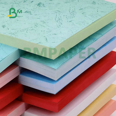 Grün Blau Rot 230gm 260gm Leder Textured Aufstrichen Papier für Buchumschläge 31x43 Zoll