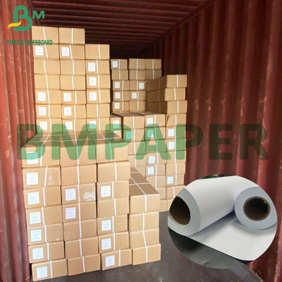 Hi - Bright Plotter Papier Roll 20lb 24' × 150' Sauberes Präsentationspapier