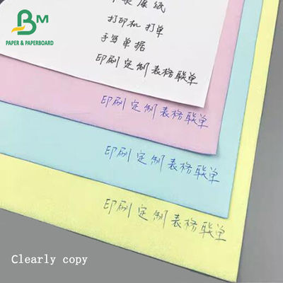 Weißes Kanarisch-Rosagebreies Kohlenstofffreies Kopierpapier CFB NCR-Papier für Laser-Inkjet-Drucker