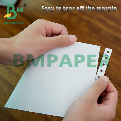 8.5 x 11 Zoll Weiß rosa NCR Kohlenstofffreies Kopierpapier für Dot Matrix Drucker