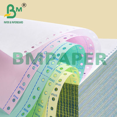 8.5 x 11 Zoll Weiß rosa NCR Kohlenstofffreies Kopierpapier für Dot Matrix Drucker