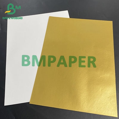 Goldmetallisiertes Etikettenpapier für Bierflaschen Etiketten Feuchtigkeitsfestigkeit Umweltfreundliches Leichtpapier
