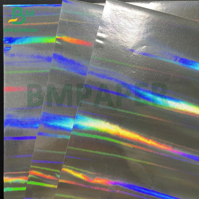 Glatte 80gm Nassfestigkeit Silber Gold Aluminium Metallisiertes Papier