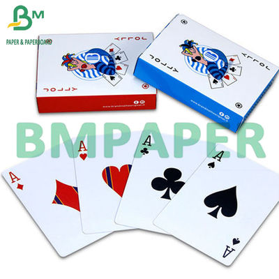 300 Gramm Blauer Kern Pokerpapier C2S Glanzkarton