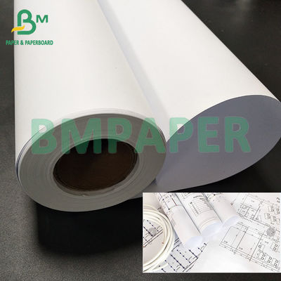 Weißes Tintenstrahlblatt hat gute Tintenabsorption 80gm CAD Plotter Zeichnpapier ist langlebig
