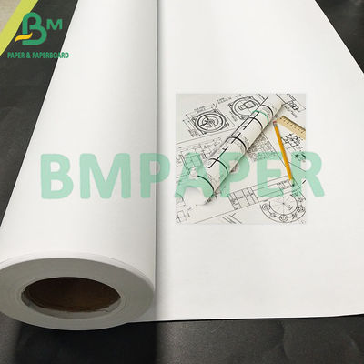 Weißes Tintenstrahlblatt hat gute Tintenabsorption 80gm CAD Plotter Zeichnpapier ist langlebig