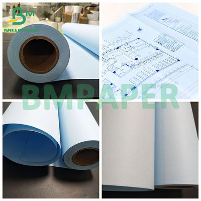 Gute Reproduzierbarkeit Doppelseitiges Bauplanpapier 36×50 Yards Gewickeltes Kern 2 Zoll