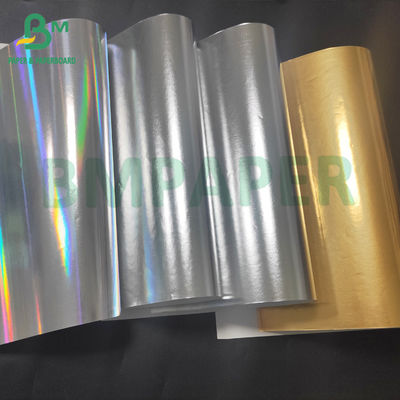 Weißes und metallisiertes Papier für den Druck von Bierflaschenetiketten