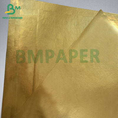 70gm Feuchtigkeitsbeständigkeit Gold Aluminium Metallisiertes Bier Laber Papier