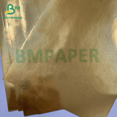 70gm Feuchtigkeitsbeständigkeit Gold Aluminium Metallisiertes Bier Laber Papier