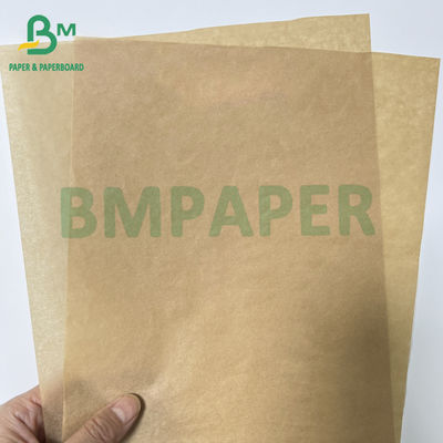 40 g/m 60 g/m unverbleichtes, ölfestes, braunes Verpackungspapier für Snacks und Süßigkeiten
