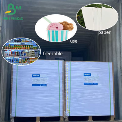 275g 300g Folienplatten gefrorenes Papier für kalte Getränke Eiscreme Tasse Schüssel Lebensmittel Packge Box