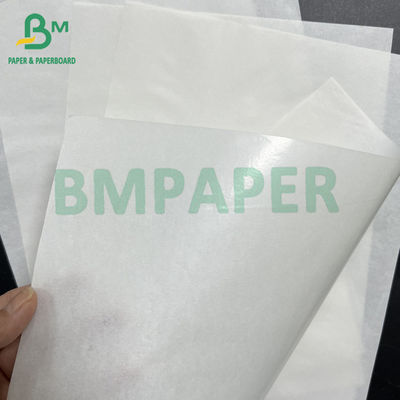 45 gsm + 10 gsm Einseitig glänzendes PE-beschichtetes Weißes Burgerverpackungspapier Metzgerpapier