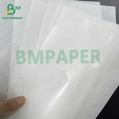 45 gsm + 10 gsm Einseitig glänzendes PE-beschichtetes Weißes Burgerverpackungspapier Metzgerpapier