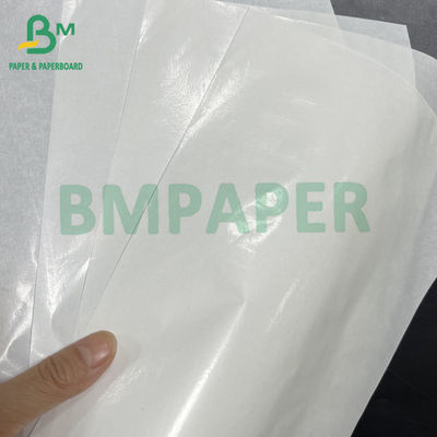 50 gsm + 10 gsm Einseitiges glänzendes PE-beschichtetes weißes Kraftpapier
