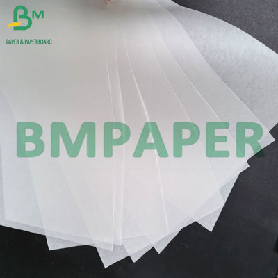 40 g Weißes fettdichtes MG Kraftpapier Siliconeöl überzogenes Papier für die Zuckerverpackung