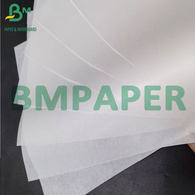 40 g Weißes fettdichtes MG Kraftpapier Siliconeöl überzogenes Papier für die Zuckerverpackung
