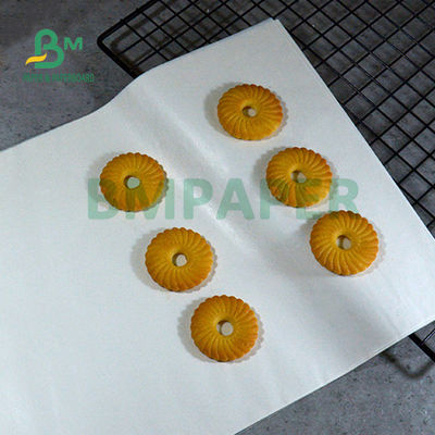 35 gms fettfeste Lebensmittelverpackung Weißpapier für Sandwichburger 3 6