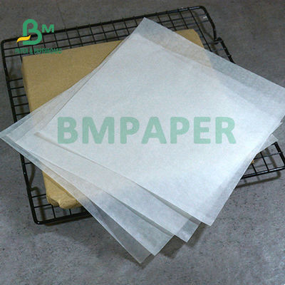 35 gms fettfeste Lebensmittelverpackung Weißpapier für Sandwichburger 3 6