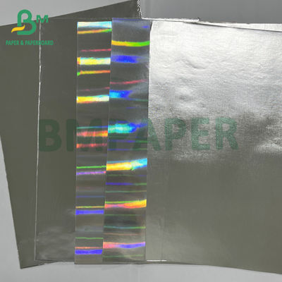 Gute Druckfähigkeit 60 gm Silbermetallisiertes Papier mit hoher Feuchtigkeit