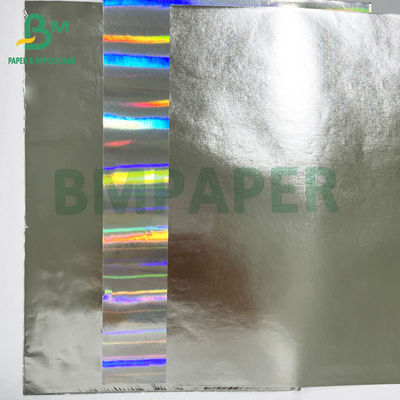 Etikettendruck Exzellente Feuchtigkeitsfestigkeit Silberbeschichtetes Metallpapier