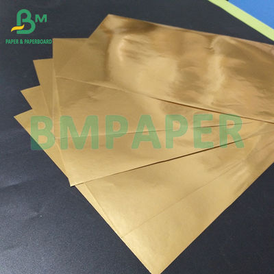 Großhandel Metallpapier Vakuum Silber Aluminierte Feuchtfestigkeit Metallisiertes Papier Für Trinketiketten Papier Druck